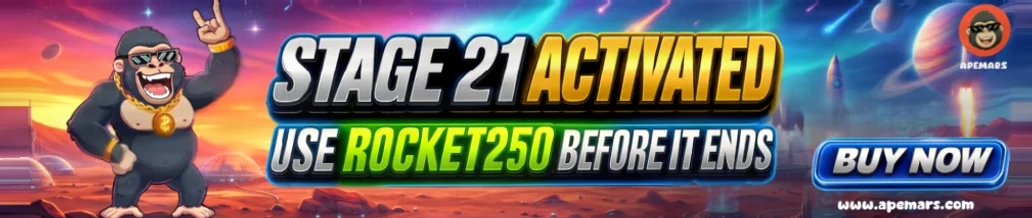 Fartcoin的混乱与黄金的稳定:APEMARS Stage 21成为2026年最佳投资的顶级表情币插图 Fartcoin的混乱与黄金的稳定:APEMARS Stage 21成为2026年最佳投资的顶级表情币插图